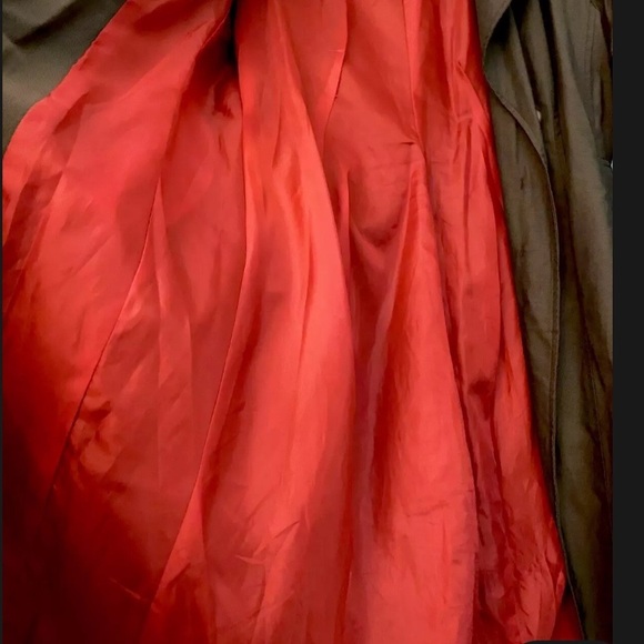 HAZEL Spring Linen Trench Coat. Anthropologie Over Coat. - Picture 9 of 11